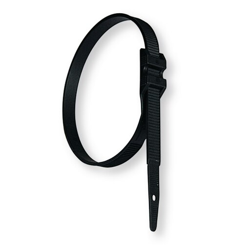 Collier d'installation électrique 12 noir 130x9, diamètre serrage 25